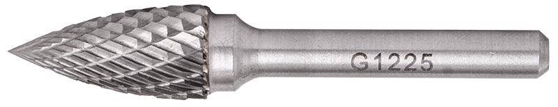Tork Craft Rotary Burr Tungsten 12 X25 X6 Mm Conical Curved