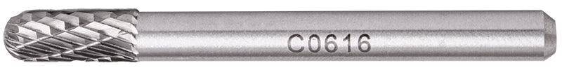 Tork Craft Rotary Burr Tungsten 6 X16 X6 Mm Rnd.Point