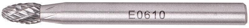 Tork Craft Rotary Burr Tungsten 6 X10 X6 Mm Rounded