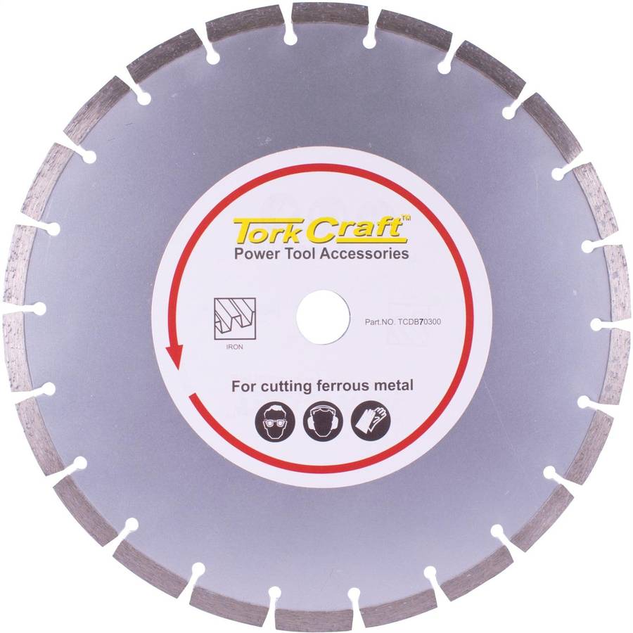 Tork Craft Diamond Blade Seg.300 X25.4 Metal Cutting