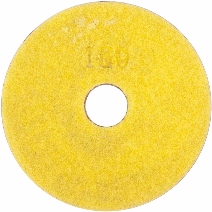 Tork Craft 100 Mm Diamond Wet Polishing Pad 150 Grit Yellow