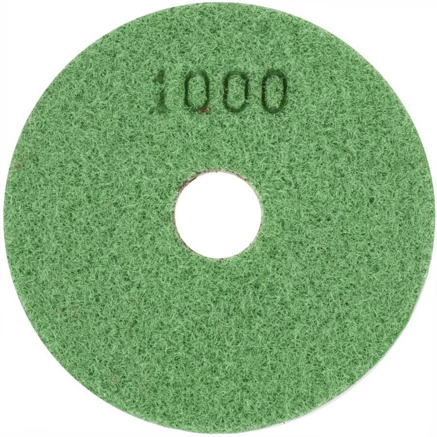 Tork Craft 100 Mm Diamond Wet Polishing Pad 1000 Grit Dark Green