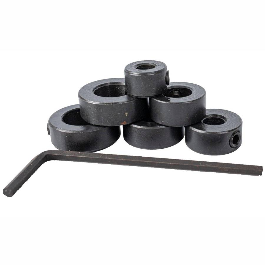 Tork Craft Tork Craft 7 Pc Drill Stop Set (5.6.8.10.11.12 Mm) C/W Allen Key
