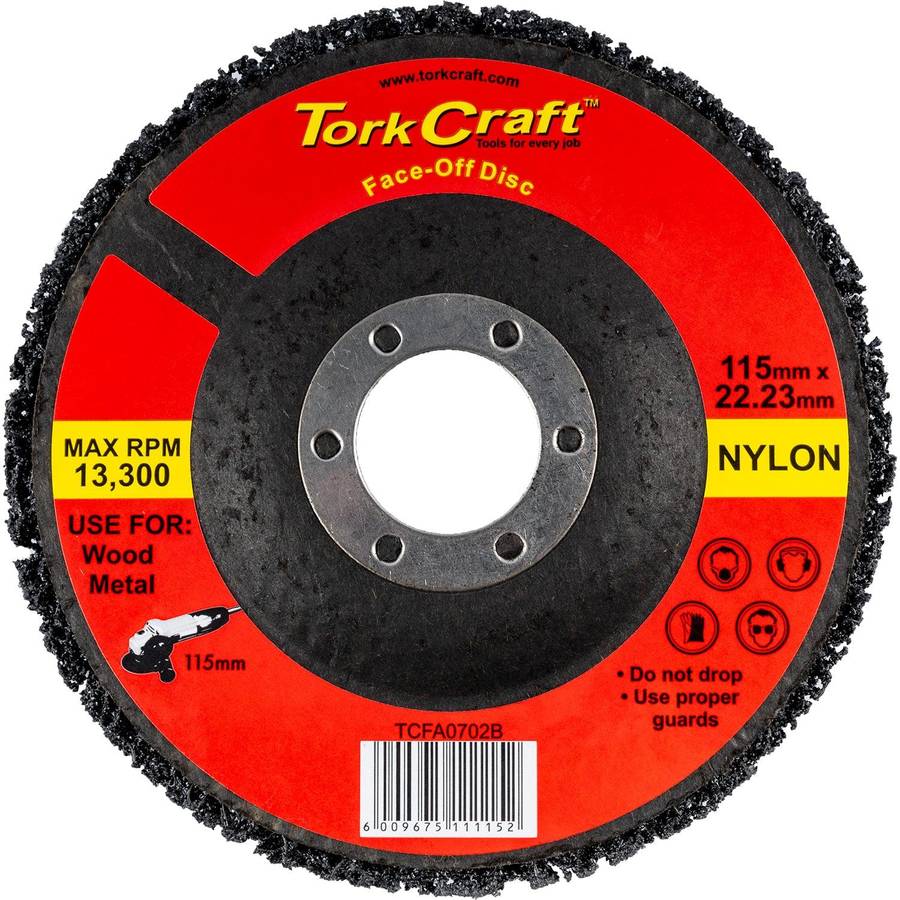 Tork Craft Face Off Cup Disc 100 X22.22 Mm For A/Grinder Bulk