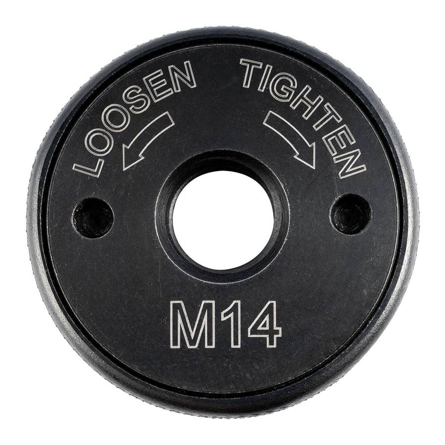 Tork Craft Flange Lock Nut M14 Self Lock Quick Release Angle Grinder
