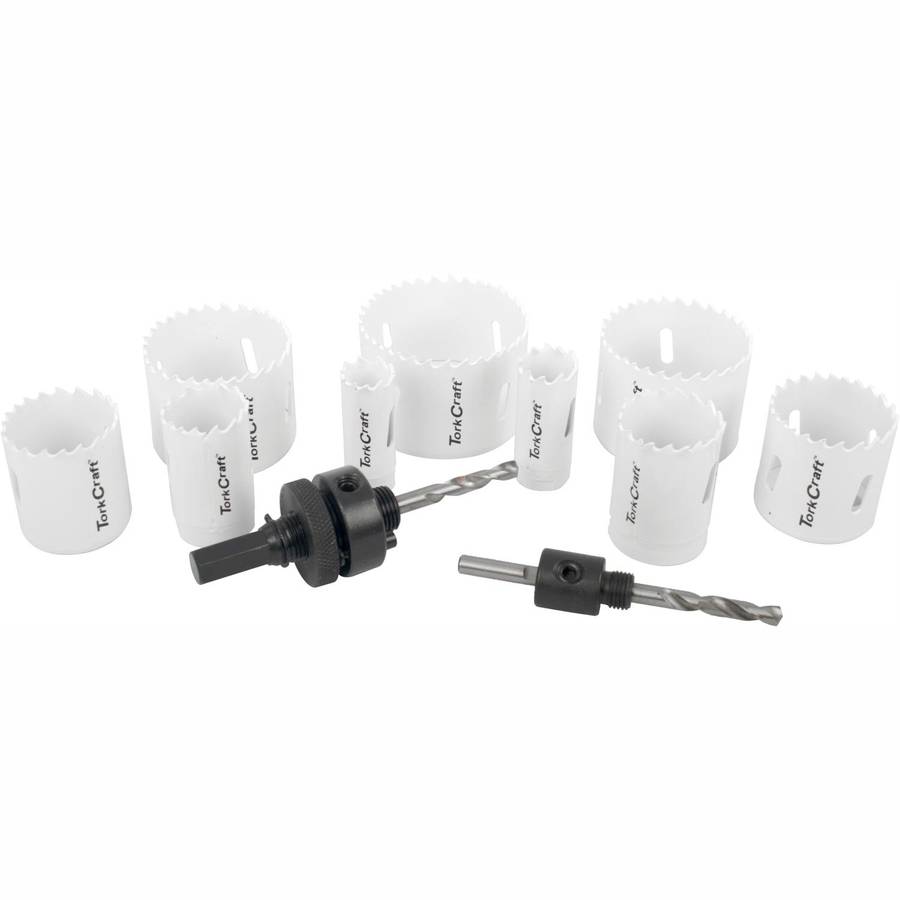 Tork Craft Holesaw Set 13 Pc In Case Bi Metal