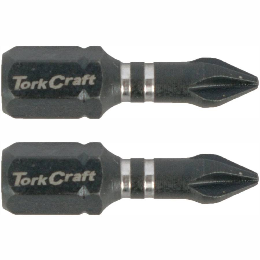 Tork Craft Impact Phil.1 X 25 Mm Ins.Bit 2/Card Ph1