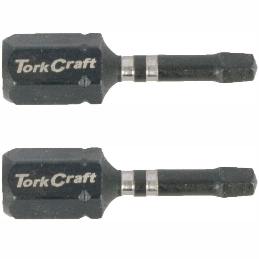 Tork Craft Impact Square Sq No.1 X 25 Mm Ins Bit 2/Card Sq1