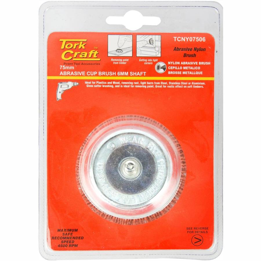 Tork Craft Nylon Cup Brush 75 X 6 Mm Tcw
