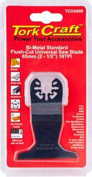 Tork Craft Quick Change Flush Cut Universal Saw Blade 65 Mm(2 1/2')18 Tpi