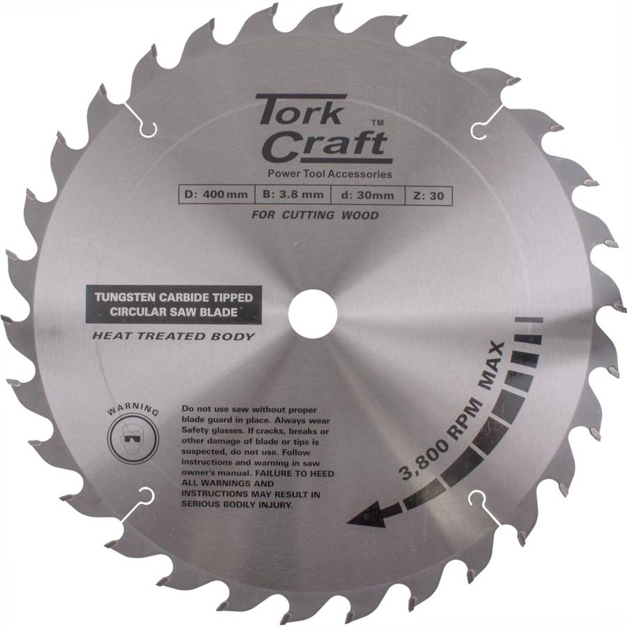 Tork Craft Blade Tct 400 X 30 T 30/1 Profesional Industrial