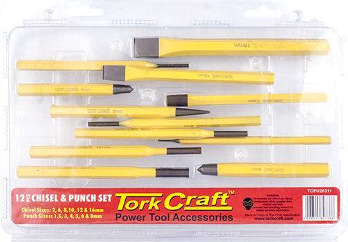 Tork Craft Tork Craft Chisel And Punch Set 12 Pc