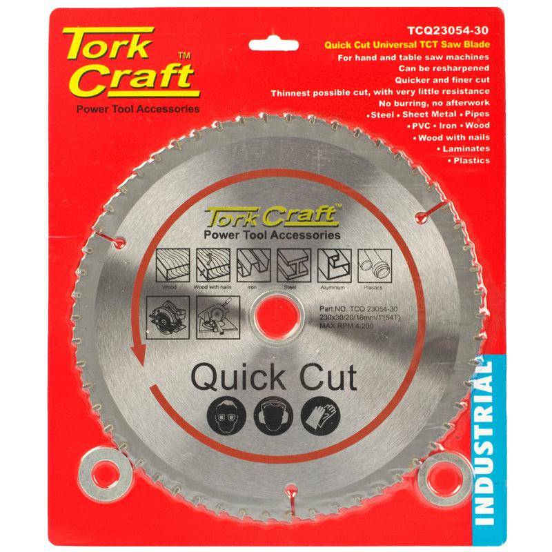Tork Craft Universal Quick Cut Tct Blade 230 X54 T 30 20