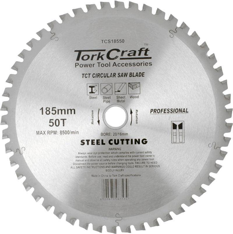 Tork Craft Tct Blade Steel Cutting 185 X50 T 20/16