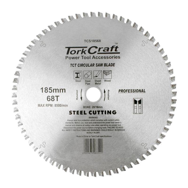 Tork Craft Tct Blade Steel Cutting 185 X68 T 20/16