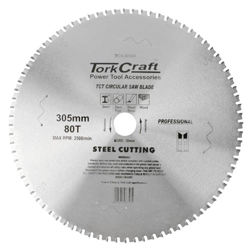 Tork Craft Tct Blade Steel Cutting 305 X80 T 30 Mm
