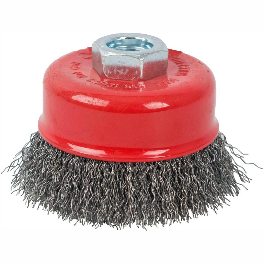 Tork Craft Wire Cup Brush Crimped Plain 100 Mmxm14 Bulk