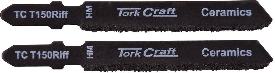 Tork Craft T Shank Jigsaw Blade For Ceramics 77 Mm 2 Pack