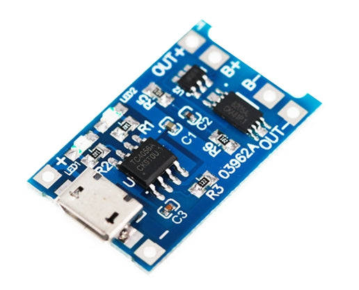 Micro Usb B Lithium Battery Charger Module 1 A Tp4056 Usb B