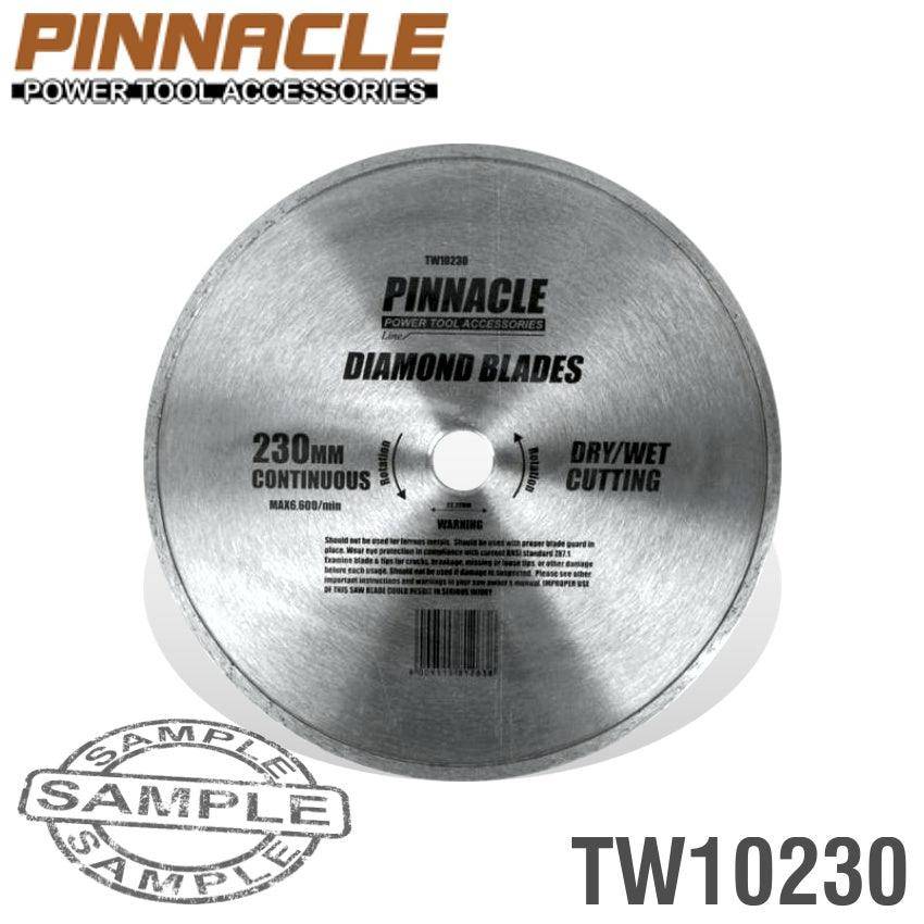 Pinnacle Diamond Blade Cont.Rim 230 X22.22 Mm Pinnacle
