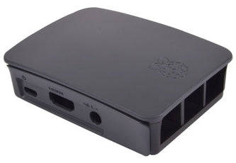 Abs Enclosure Black For Raspberry Pi 3 B Tzt 241 Aab 01