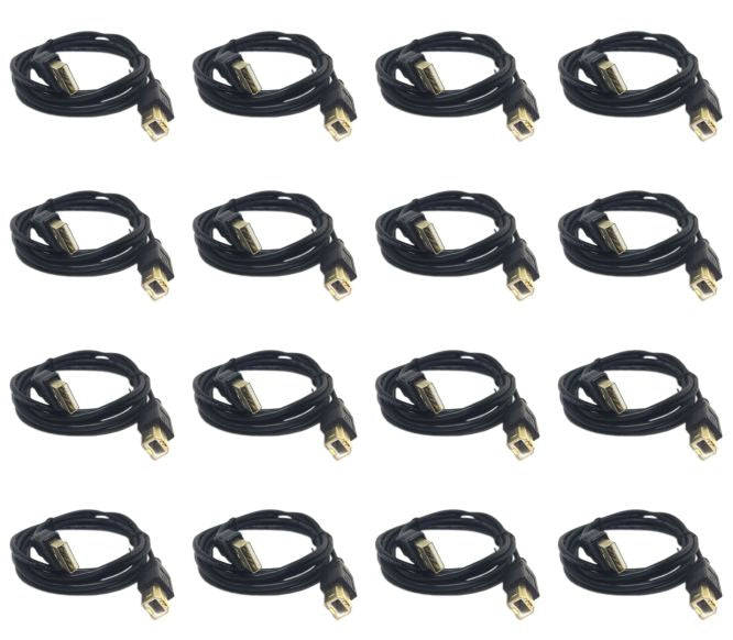 Lead Usb A Plug B Plug Black 1.8 M 30/Bag U2 Ab Id 2