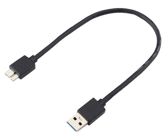 1 M Usb3.0 Lead Type A Plug Micro B Plug Black Usb3.0