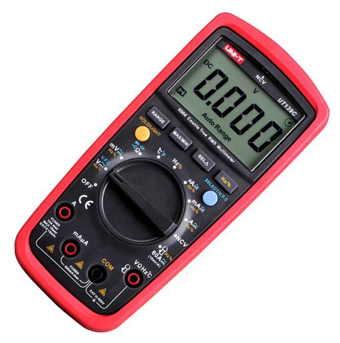 True Rms Digital Multimeter Cat Iii 600 V Ut139 C