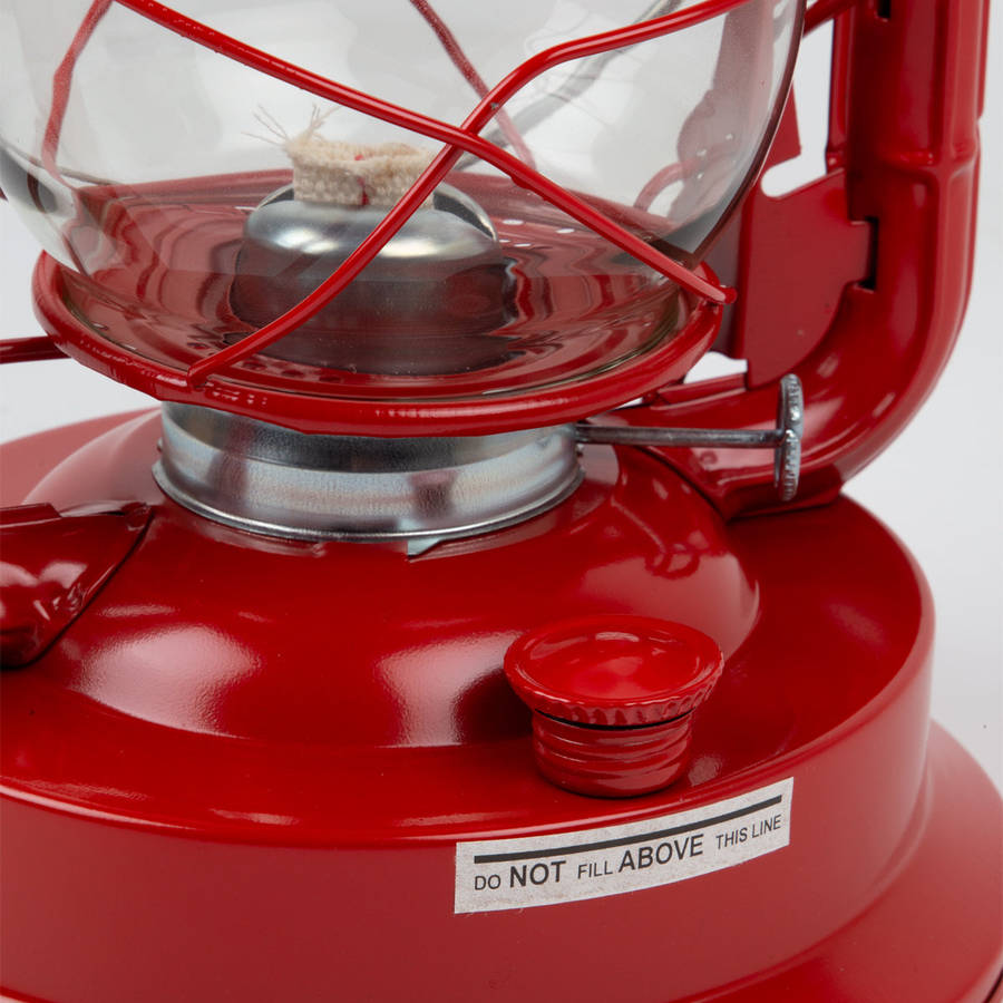 Hurricane Big Lantern Red 34 Cm