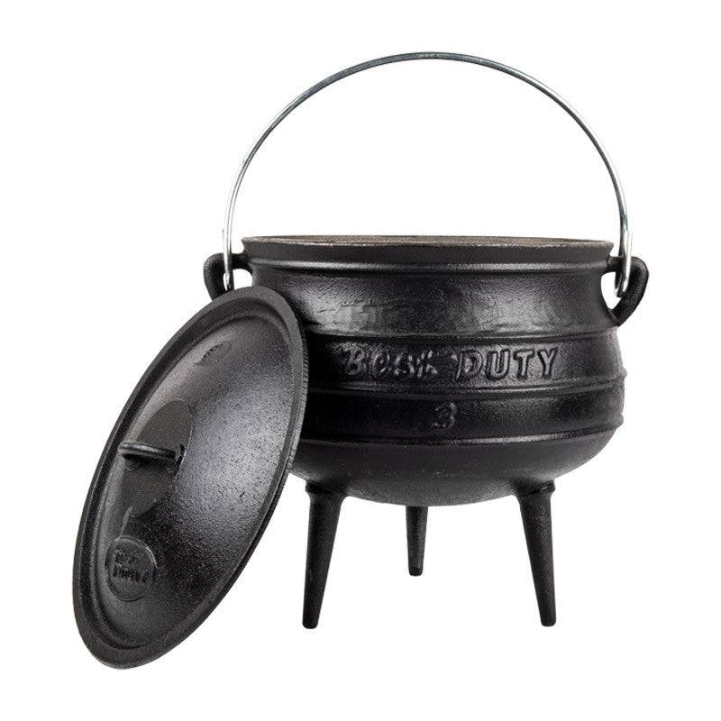 Bestduty Pot 3 Leg Oil Cured C/I No.3 7.8 L 9.7 Kg