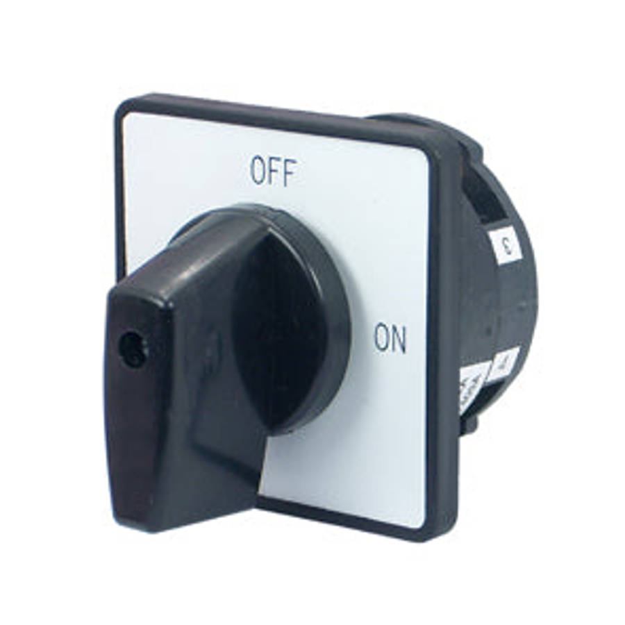 Rotary Switch 32 A 2 Pole 2 Positions 64x64mm Cs Lw26 O/F 32 A/2 P