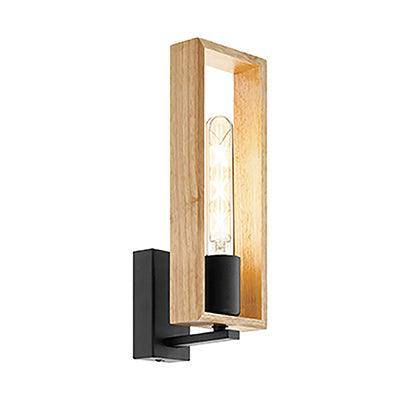 Littleton 1 Lt Wall Light Black/Brown