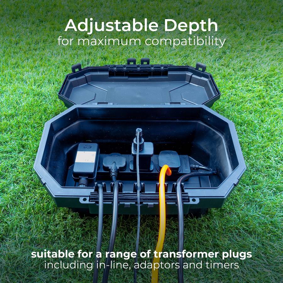 Weatherproof Collapsible Outdoor Electrical Protection Box  Ip54 Rated