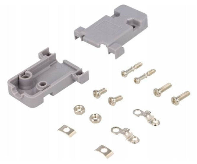 D Sub 9 W Grey Cover Standard Type Debulk Ul1400.09 B S