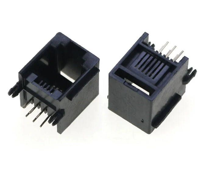 Mod Socket Rj12 Pcb R/A 6 P/6 C 6 Contact Z240 Eg2 66