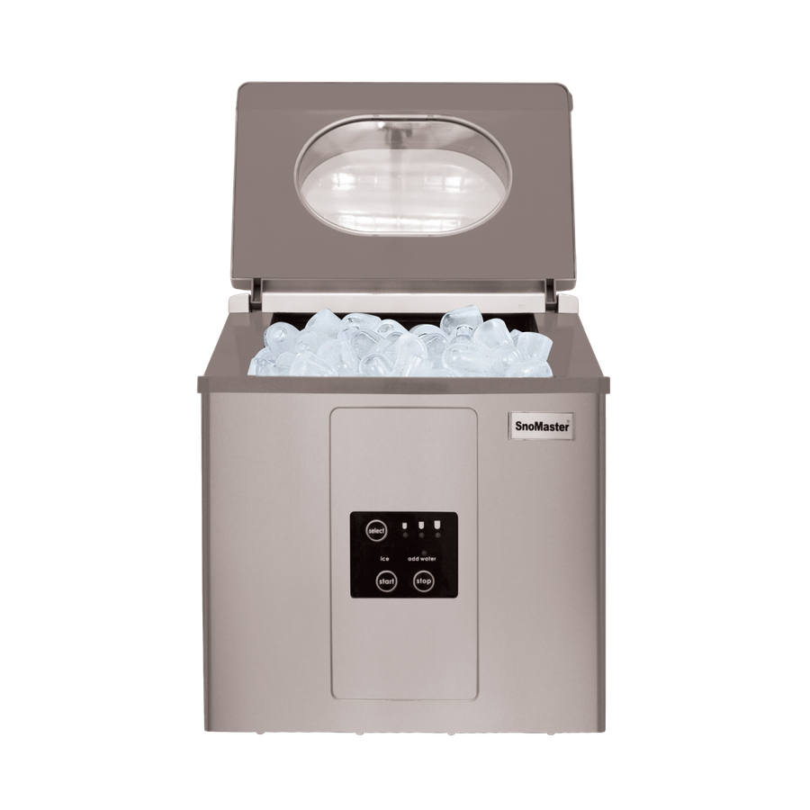 SnoMaster - 15Kg/24Hr Counter-Top Bullet Type Ice-Maker - Stainless Steel (ZBC-15)