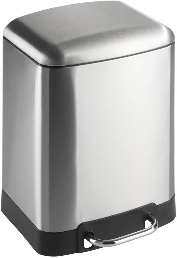 Wenko 6 L Pedal Bin Studio Stainless Steel