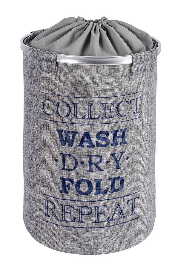Wenko Laundry Basket 68 L Ringo Beige