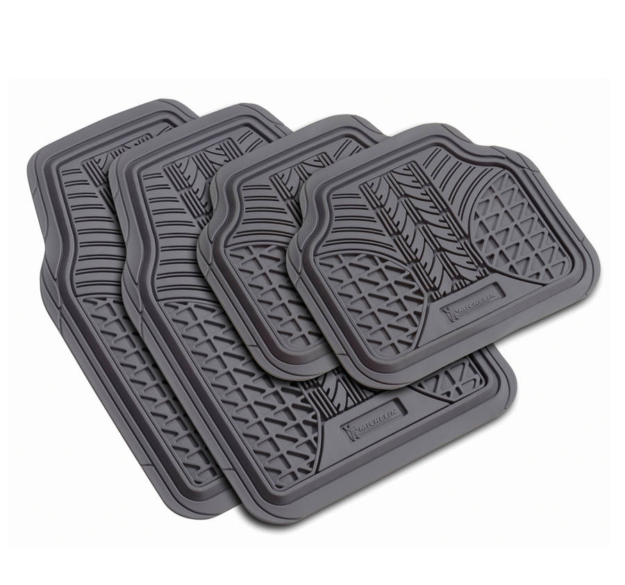 Michelin 4x4 Car Mat 4 Pc Set Heavy Duty Rubber
