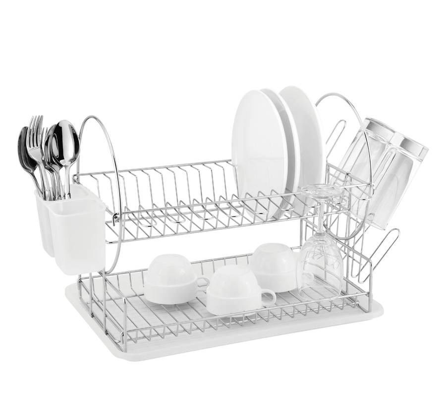 Casa Dish Drainer 2 Tier Catania 202 Chrome Plated
