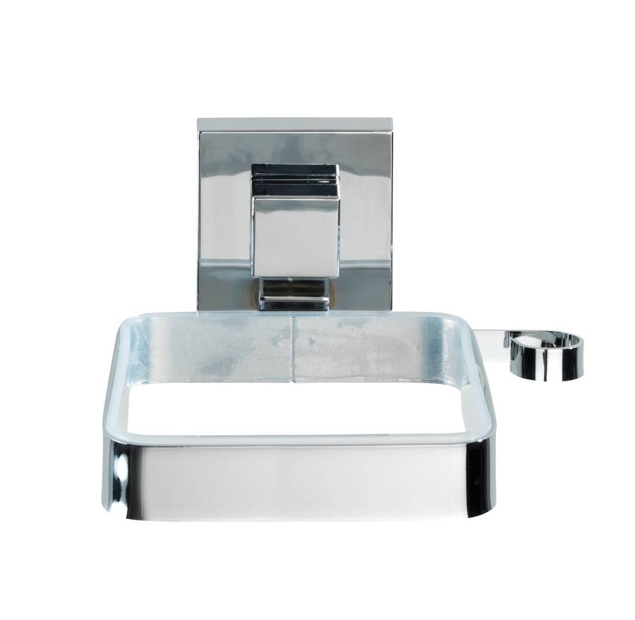 Vacuum Loc Hair Dryer Holder Quadro Range S/Steel No Drilling