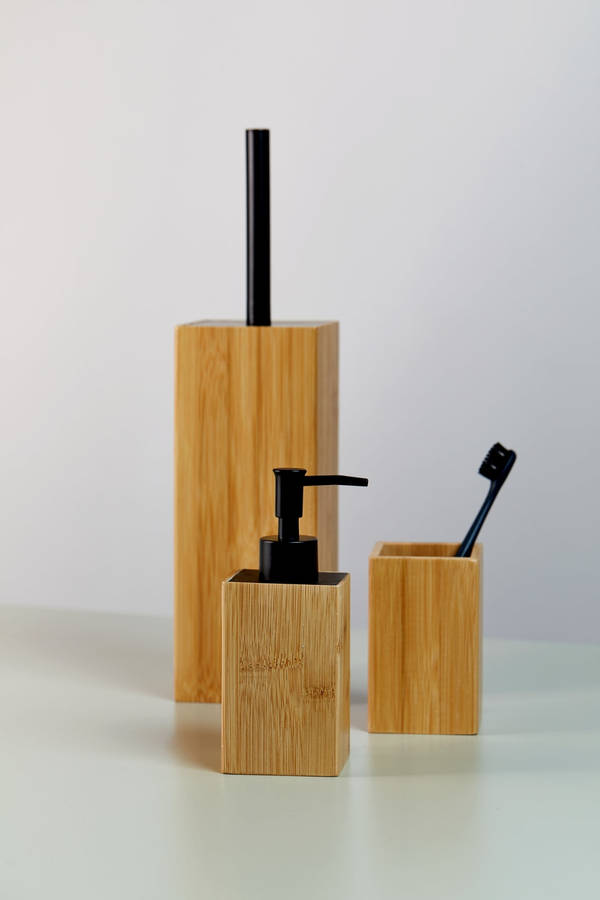 Wenko Toilet Brush Padua Range Bamboo