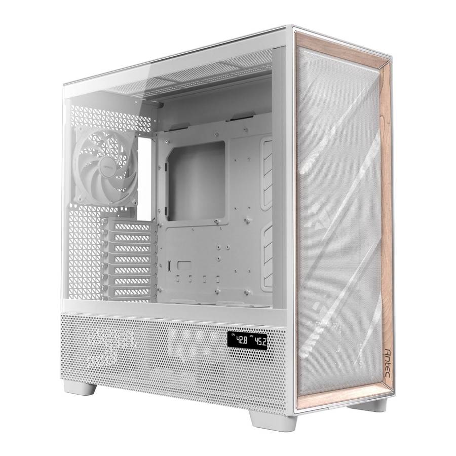 Antec FLUX PRO E-ATX Full Tower Gaming Chassis  White