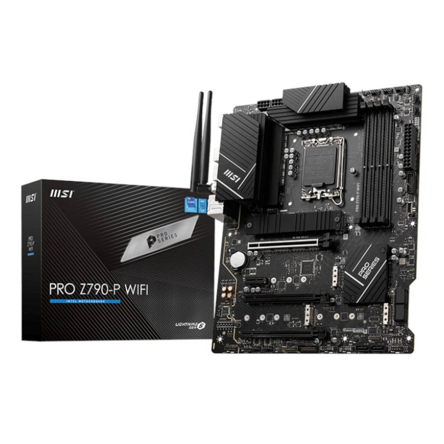 MSI PRO Z790-P WIFI Motherboard  Intel Z790, Wi-Fi 6E, DDR5, ATX