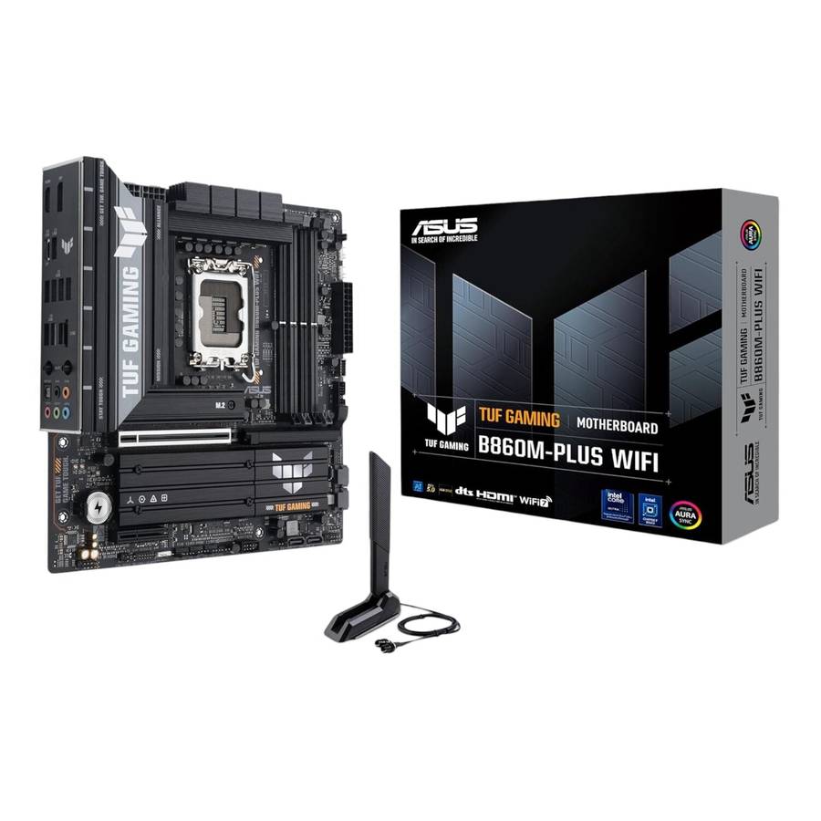Asus TUF Gaming B860M-Plus Wi-Fi M-ATX Motherboard  Intel LGA1851, DDR5, PCIe 5.0. Wi-Fi 7