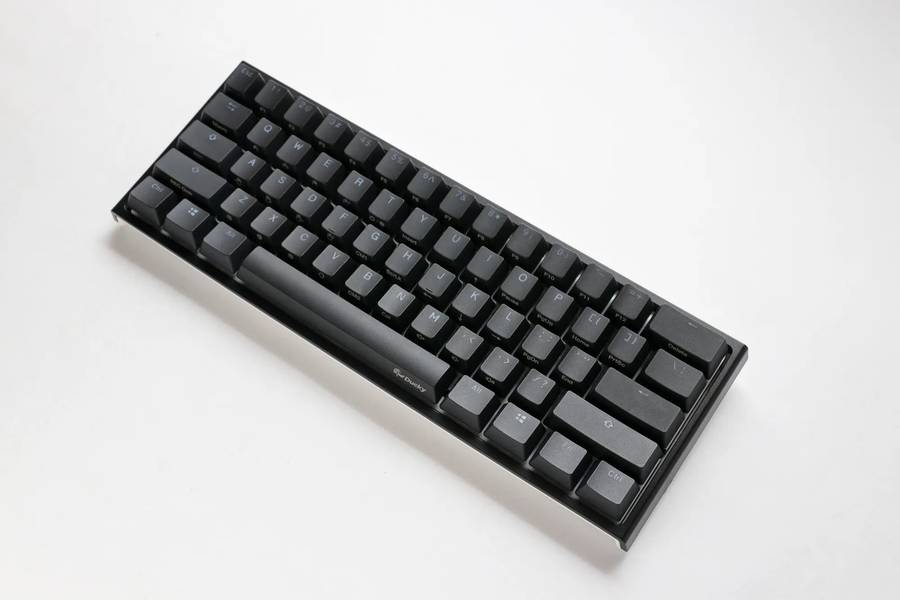 Rct PC Ducky Keyboard One 2 Pro 60% Mechanical Keyboard; RGB; Pbt Double Shot Keycaps Cherry Black .