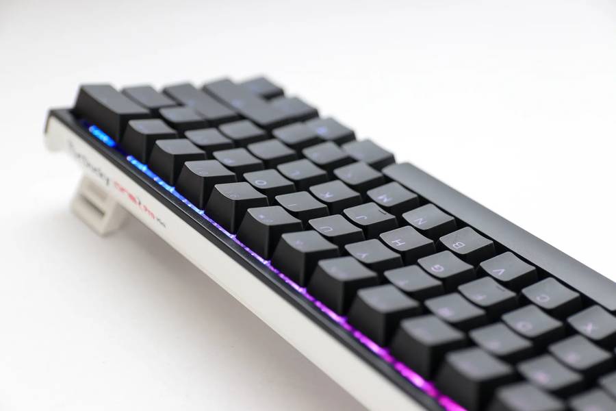 Rct PC Ducky Keyboard One 2 Pro 60% Mechanical Keyboard; RGB; Pbt Double Shot Keycaps Cherry Black .