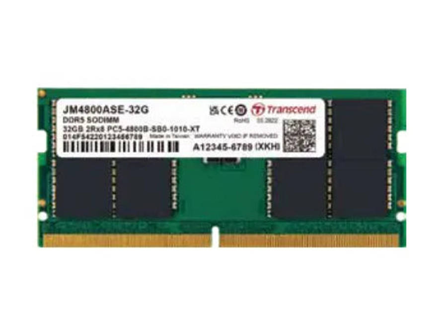 Transcend Jet Memory 16 GB DDR5-4800 SO-DIMM 1RX8 CL40 (2GX8)X8