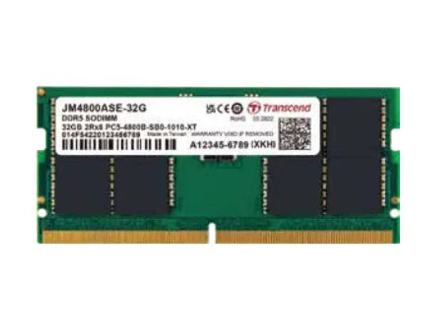 Transcend Jet Memory 16 GB DDR5-4800 SO-DIMM 1RX8 CL40 (2GX8)X8