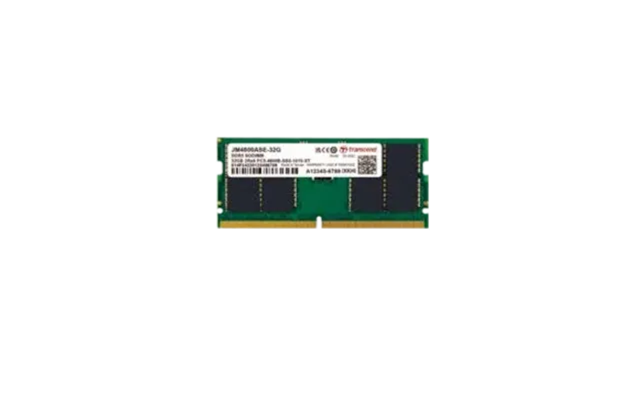Transcend Jet Memory 32GB DDR5-5600 Unbuffered Notebook SO-DIMM 2RX8 CL46 (2GX8)X16